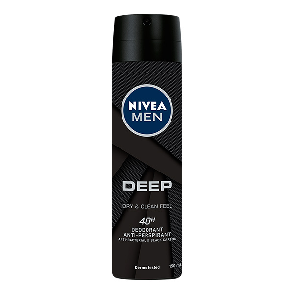 Nivea Men Deep Spray Deodorant 150Ml